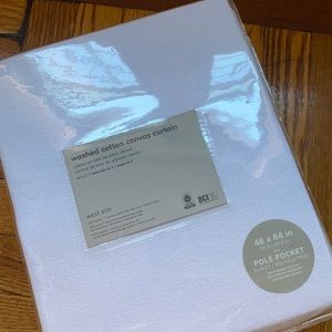 Home Edition - WEST ELM Washed Cotton-Canvas Curtains